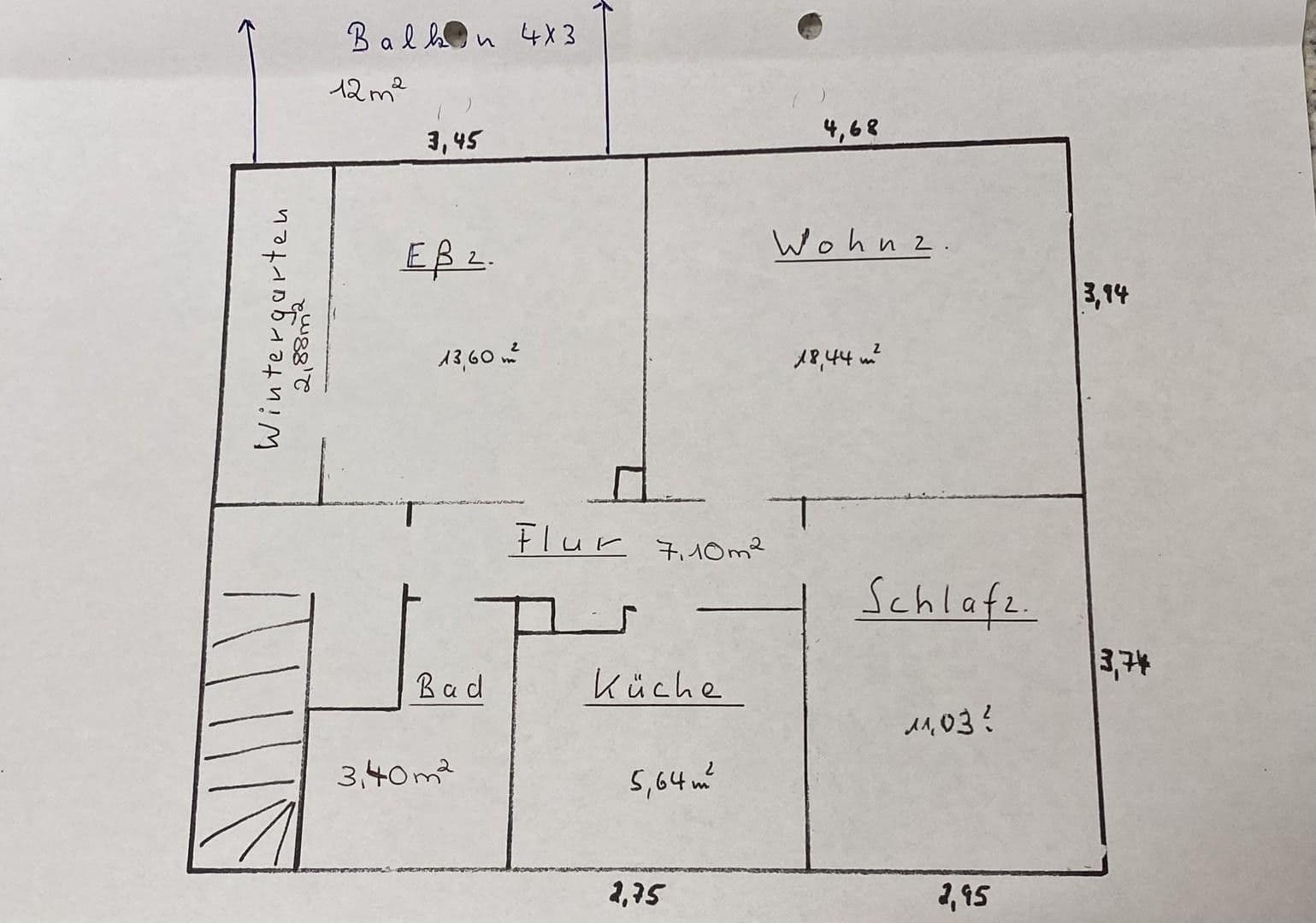 Pronájem bytu 4+kk 80 m², Sehnde, Dolní Sasko Pronájem bytu 4+kk 80 m², Sehnde, Dolní Sasko