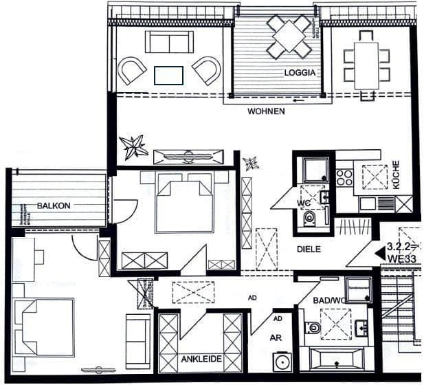 Pronájem bytu 3+kk 115 m², Köln, Severní Porýní-Vestfálsko Pronájem bytu 3+kk 115 m², Köln, Severní Porýní-Vestfálsko