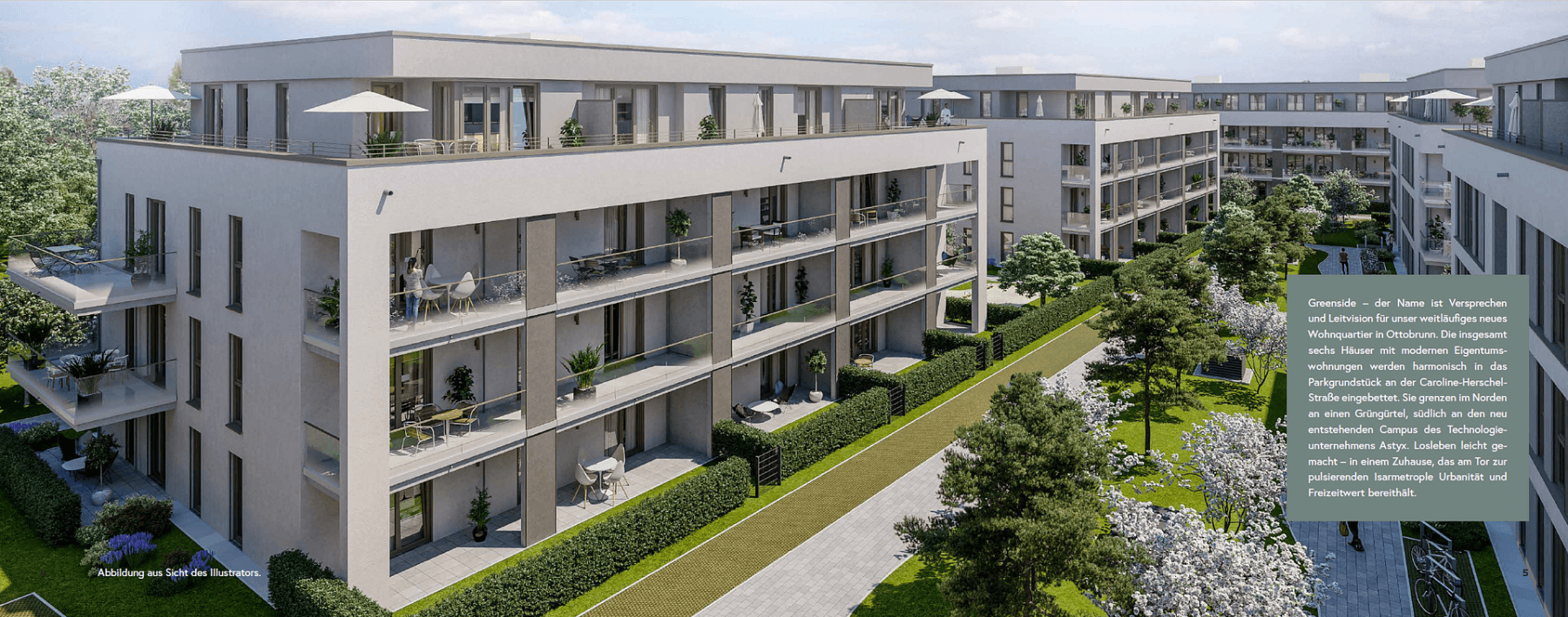 Pronájem bytu 1+kk 45 m², Ada-Lovelace Strasse 4, Ottobrunn, Bavorsko Pronájem bytu 1+kk 45 m², Ada-Lovelace Strasse 4, Ottobrunn, Bavorsko