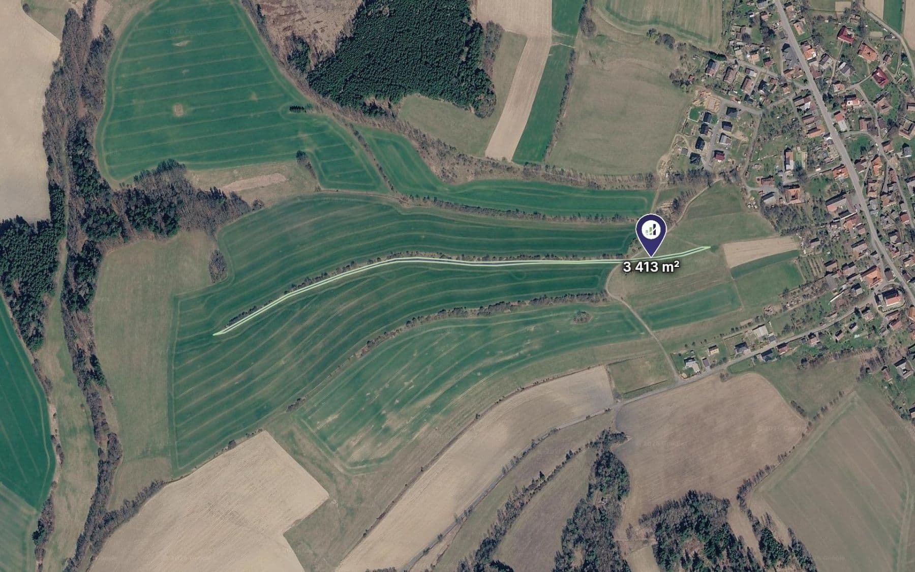 Prodej pozemku 1.138 m², Trpín, Pardubický kraj Prodej pozemku 1.138 m², Trpín, Pardubický kraj
