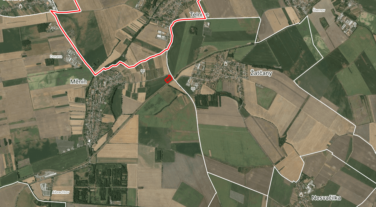 Prodej pozemku 9.206 m², Měnín, Jihomoravský kraj Prodej pozemku 9.206 m², Měnín, Jihomoravský kraj