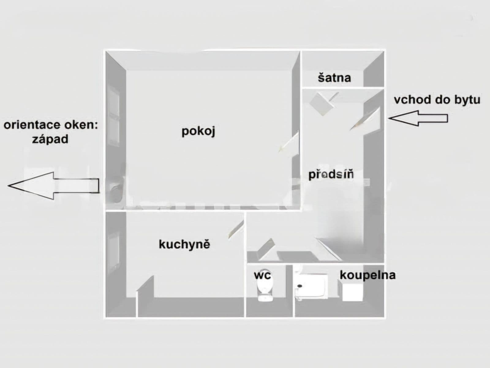 Prodej bytu 1+1 39 m², Minická, Praha, Praha Prodej bytu 1+1 39 m², Minická, Praha, Praha
