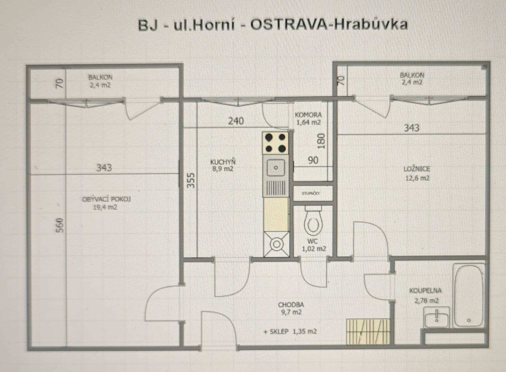 Prodej bytu 2+1 62 m², Horní, Ostrava, Moravskoslezský kraj Prodej bytu 2+1 62 m², Horní, Ostrava, Moravskoslezský kraj