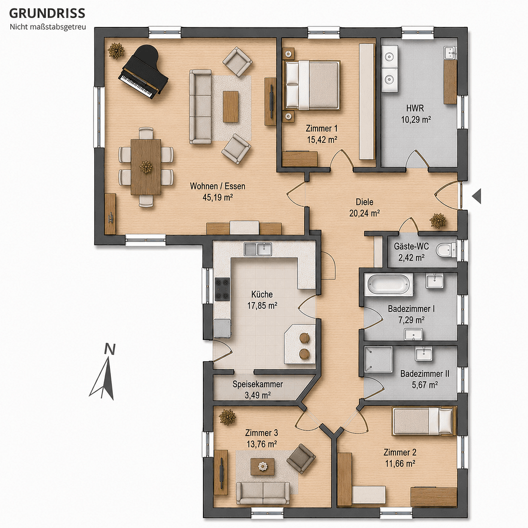 Prodej domu 154 m², pozemek 755 m², Dreschbogen 20, Flensburg-Sünderup, Šlesvicko-Holštýnsko Prodej domu 154 m², pozemek 755 m², Dreschbogen 20, Flensburg-Sünderup, Šlesvicko-Holštýnsko