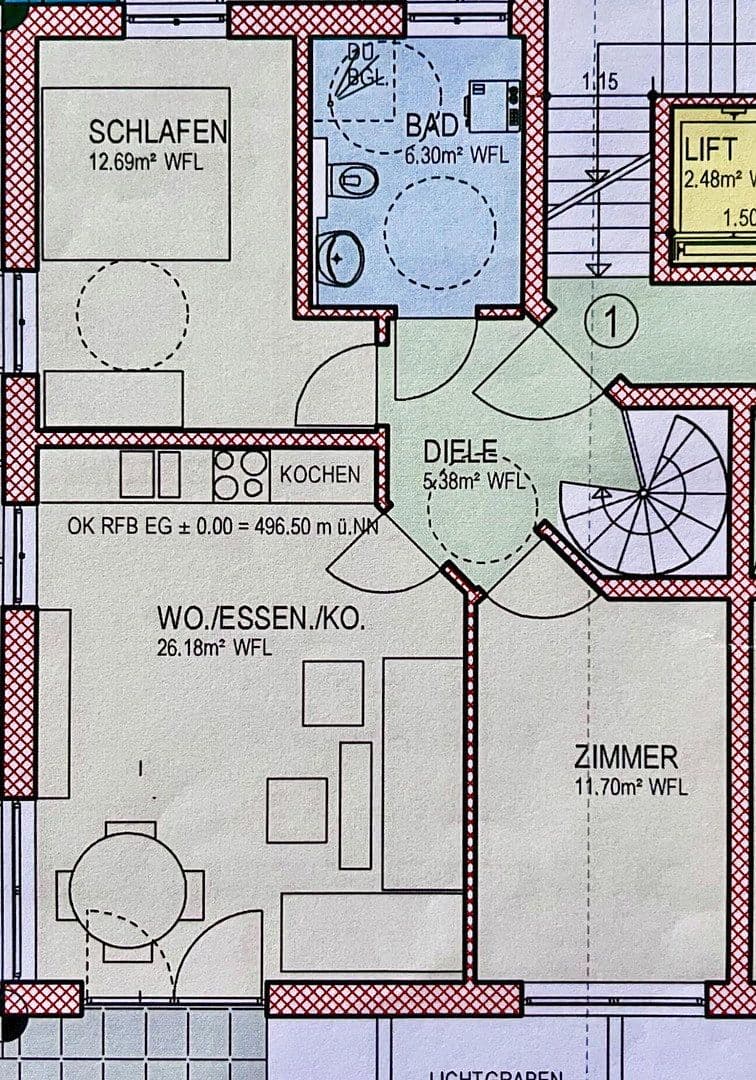 Pronájem bytu 4+1 107 m², Altomünster, Bavorsko Pronájem bytu 4+1 107 m², Altomünster, Bavorsko