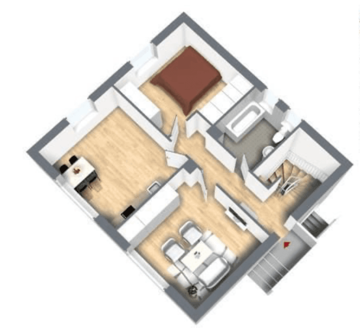 Pronájem bytu 2+1 63 m², Attenkirchen, Bavorsko Pronájem bytu 2+1 63 m², Attenkirchen, Bavorsko