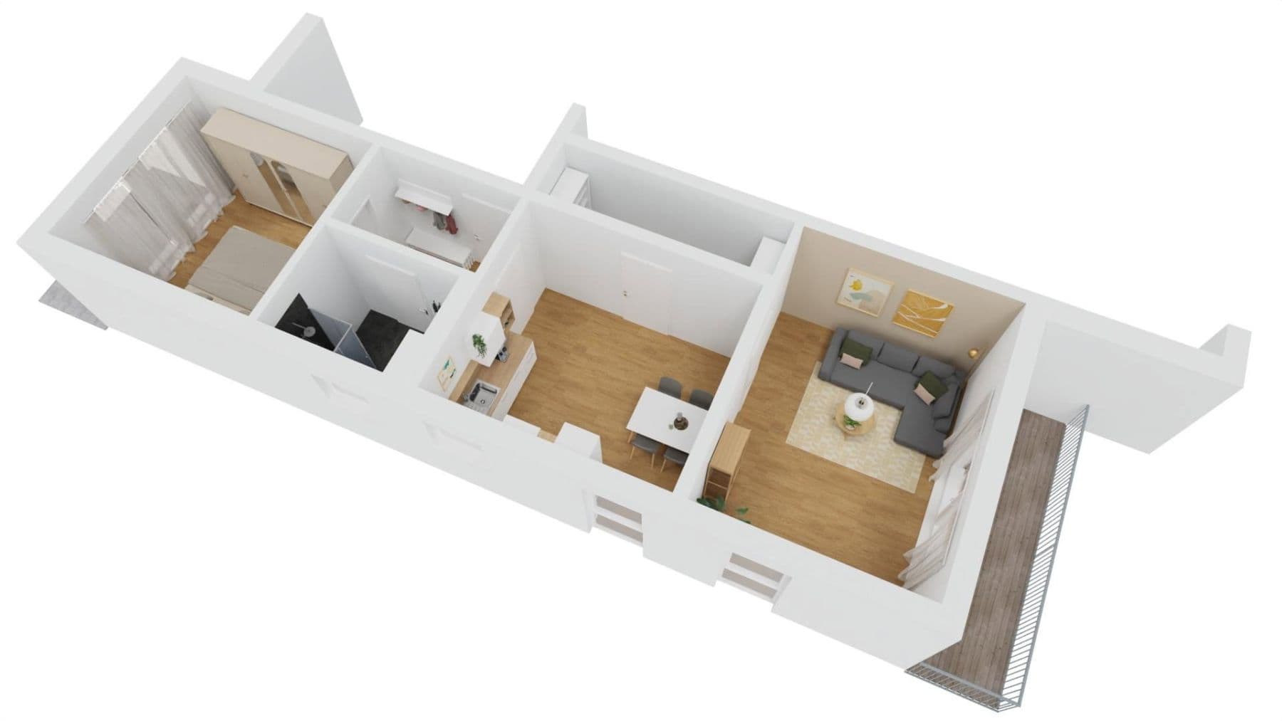 Pronájem bytu 2+kk 71 m², Am Gutshof 10, Marburg, Hessen Pronájem bytu 2+kk 71 m², Am Gutshof 10, Marburg, Hessen