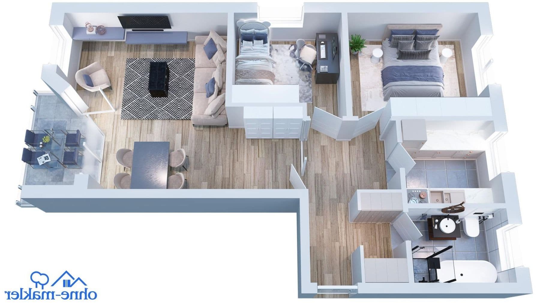 Prodej bytu 3+1 76 m², Wismar, Mecklenburg-Vorpommern Prodej bytu 3+1 76 m², Wismar, Mecklenburg-Vorpommern