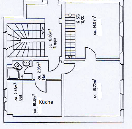 Pronájem bytu 3+1 73 m², An der Mauer 17, Borna, Sasko Pronájem bytu 3+1 73 m², An der Mauer 17, Borna, Sasko