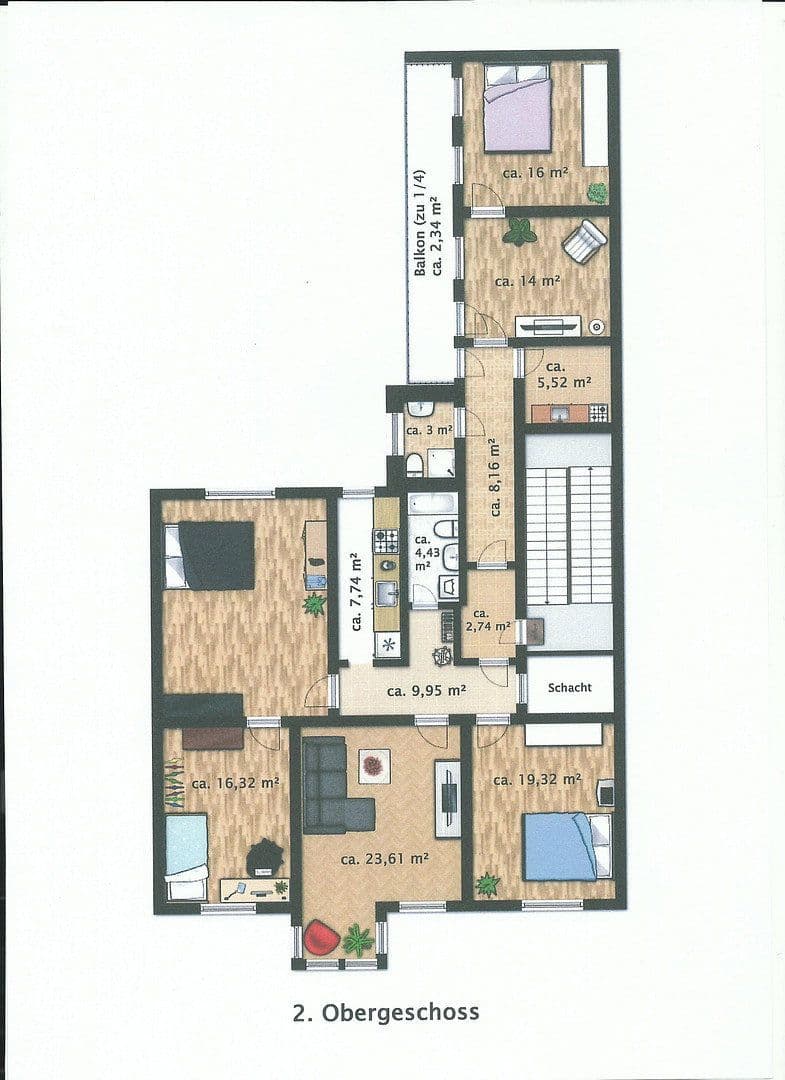 Prodej domu 631 m², pozemek 400 m², Bismarckstraße 47, Mönchengladbach, Severní Porýní-Vestfálsko Prodej domu 631 m², pozemek 400 m², Bismarckstraße 47, Mönchengladbach, Severní Porýní-Vestfálsko