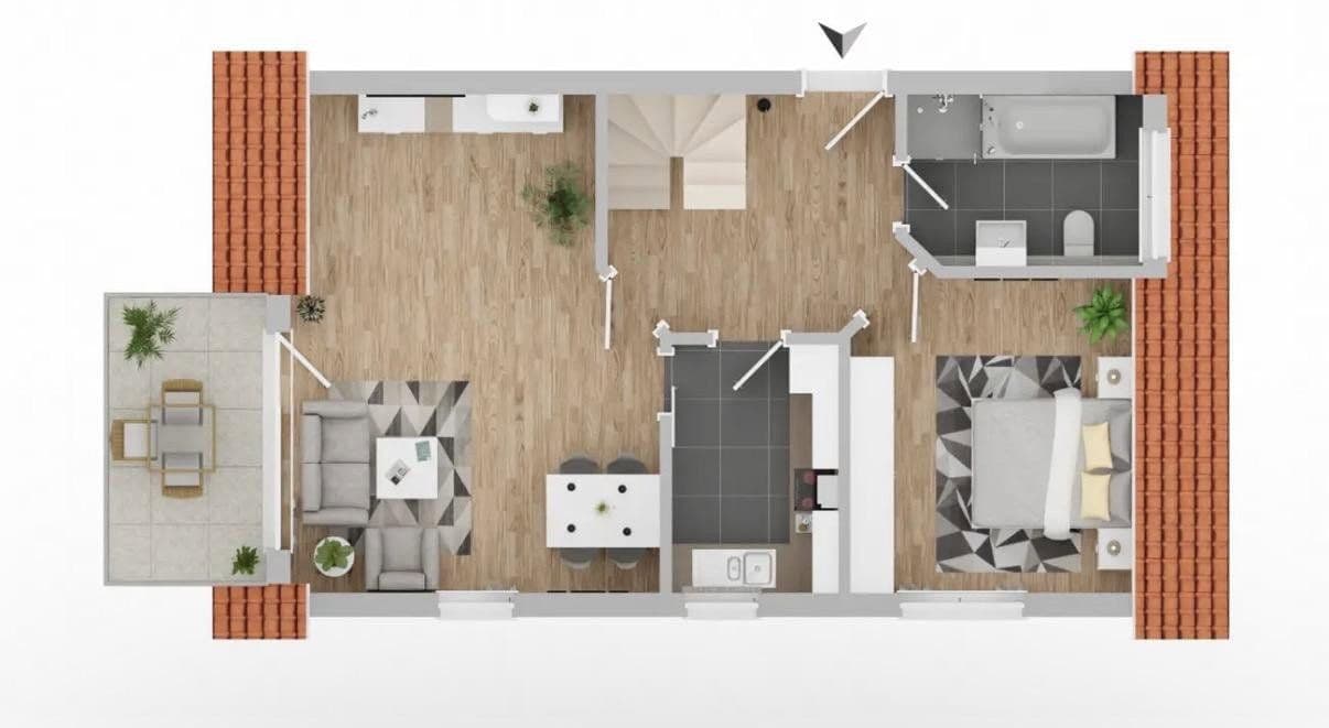 Prodej bytu 3+1 79 m², Nufringen, Bádensko-Württembersko Prodej bytu 3+1 79 m², Nufringen, Bádensko-Württembersko