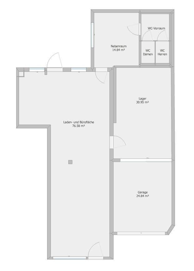 Pronájem kanceláře 155 m², Krumbachstraße, Freising, Bavorsko Pronájem kanceláře 155 m², Krumbachstraße, Freising, Bavorsko