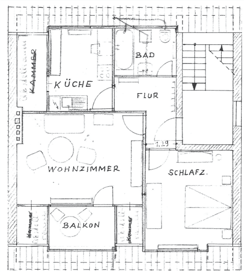 Pronájem bytu 2+1 64 m², Köln-Dünnwald, Severní Porýní-Vestfálsko Pronájem bytu 2+1 64 m², Köln-Dünnwald, Severní Porýní-Vestfálsko