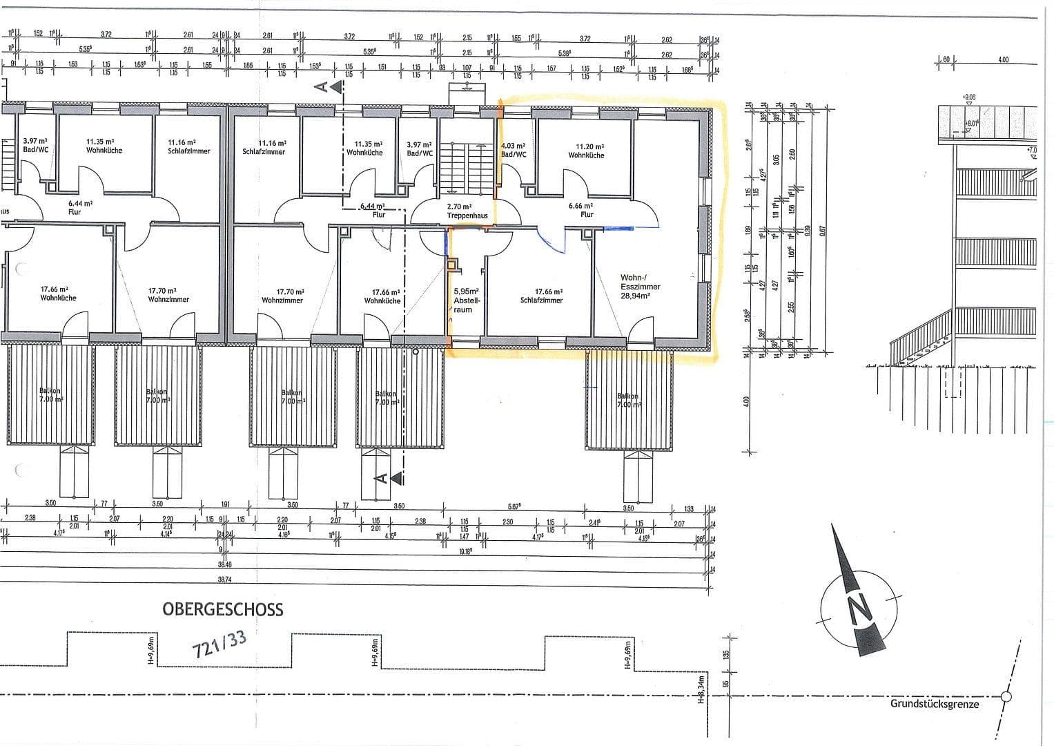 Pronájem bytu 3+kk 81 m², Siedlung 17 und 18, Deggendorf, Bavorsko Pronájem bytu 3+kk 81 m², Siedlung 17 und 18, Deggendorf, Bavorsko