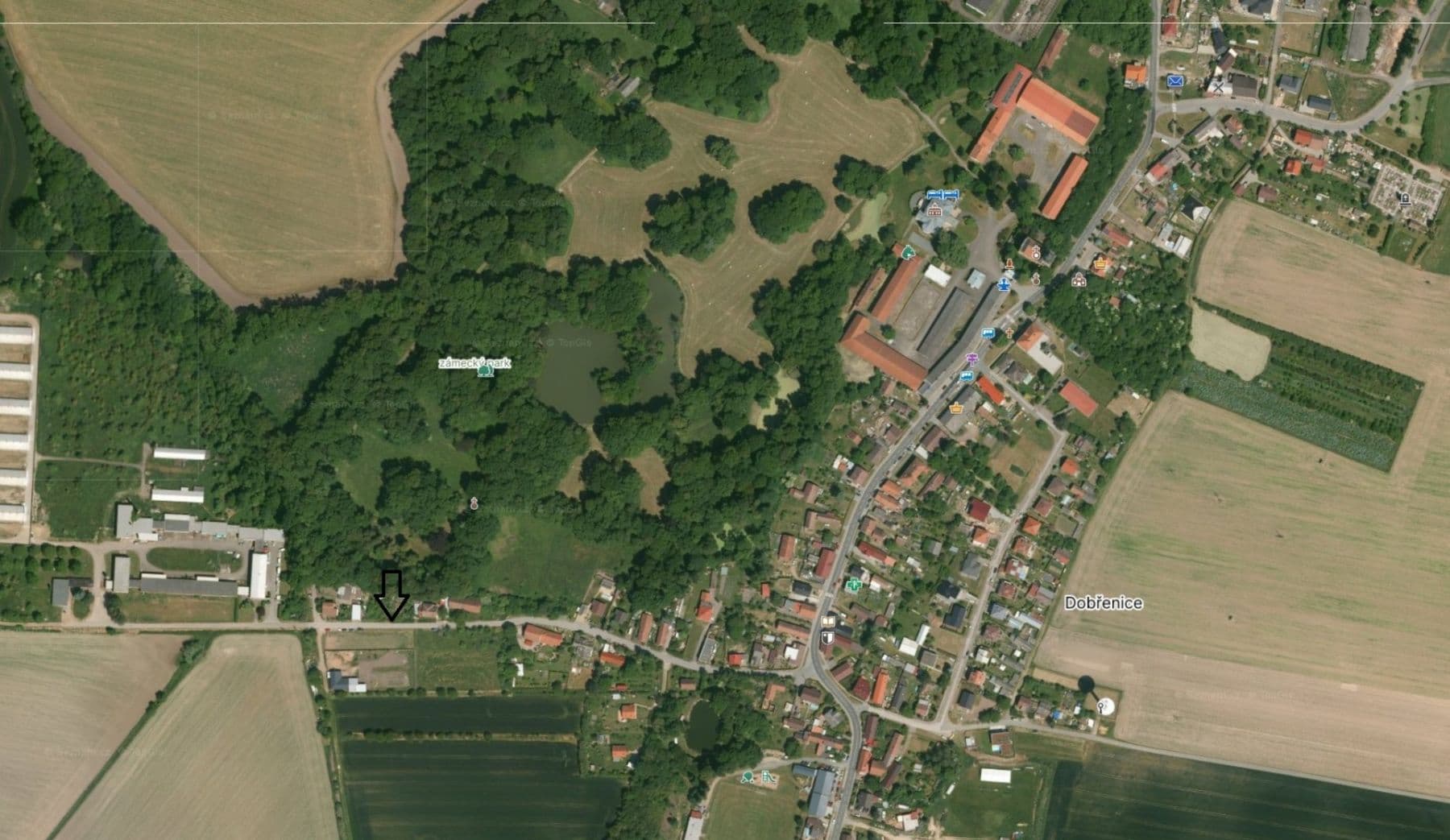 Prodej pozemku 638 m², Dobřenice, Královéhradecký kraj Prodej pozemku 638 m², Dobřenice, Královéhradecký kraj