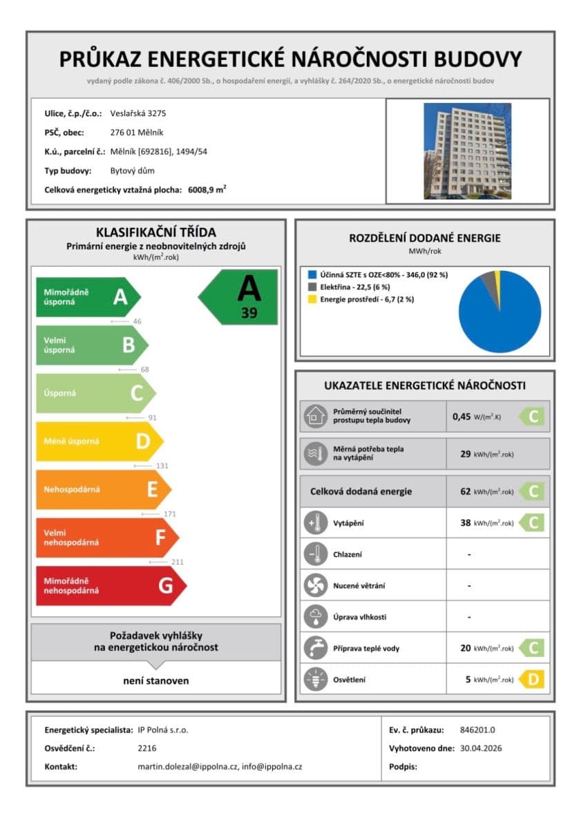 Prodej bytu 2+kk 45 m², Veslařská, Mělník, Středočeský kraj Prodej bytu 2+kk 45 m², Veslařská, Mělník, Středočeský kraj