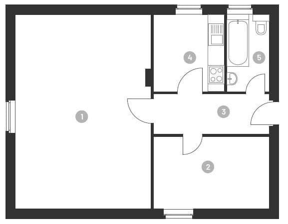 Prodej bytu 2+1 46 m², Tharauer Allee 11, Berlin, Berlín Prodej bytu 2+1 46 m², Tharauer Allee 11, Berlin, Berlín