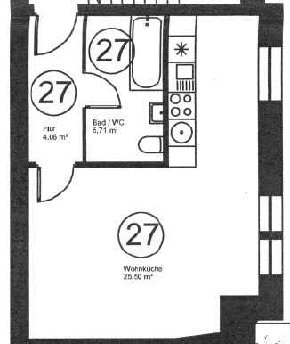 Prodej bytu 1+1 36 m², Mindener Straße 3, Berlin, Berlín Prodej bytu 1+1 36 m², Mindener Straße 3, Berlin, Berlín