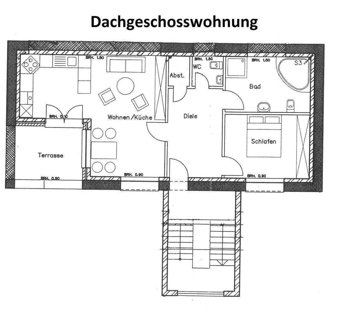 Pronájem bytu 2+kk 82 m², Forstfeldstraße 2, Kassel, Hessen Pronájem bytu 2+kk 82 m², Forstfeldstraße 2, Kassel, Hessen