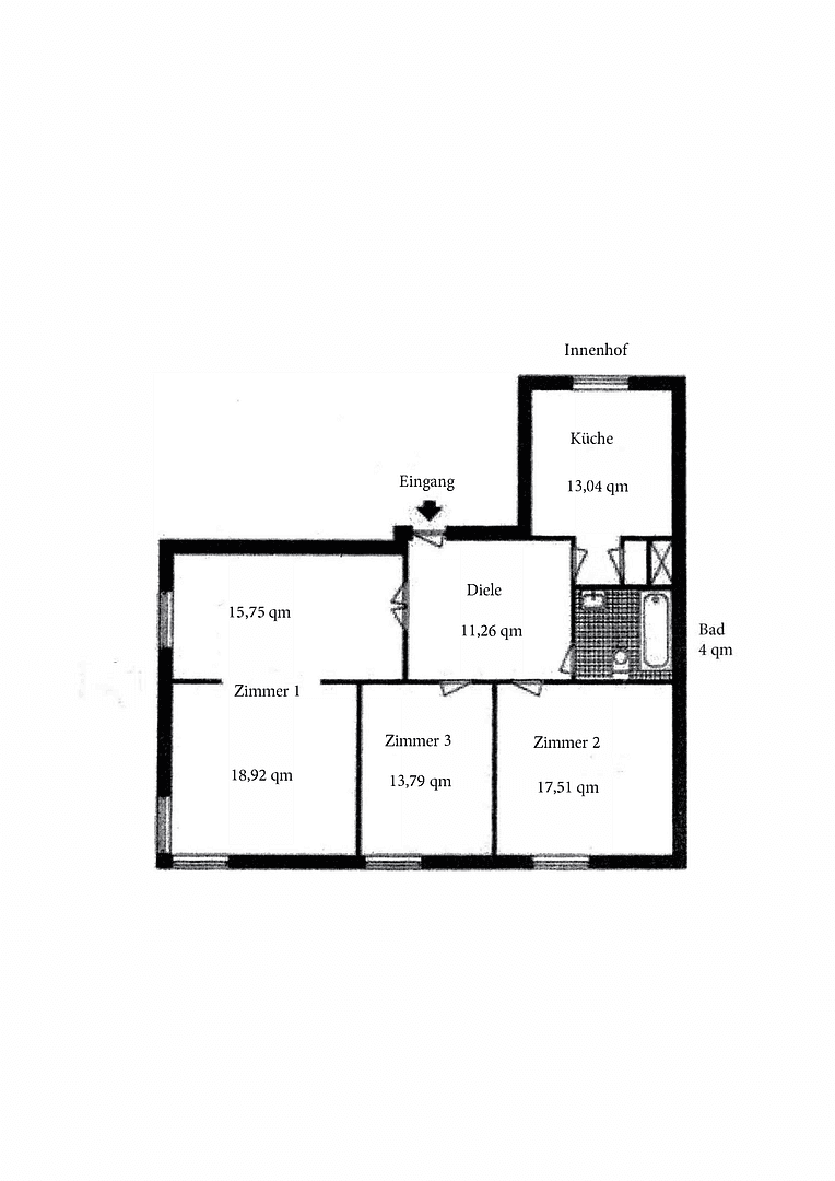 Pronájem bytu 95 m², Uerdinger Str., Düsseldorf, Severní Porýní-Vestfálsko Pronájem bytu 95 m², Uerdinger Str., Düsseldorf, Severní Porýní-Vestfálsko