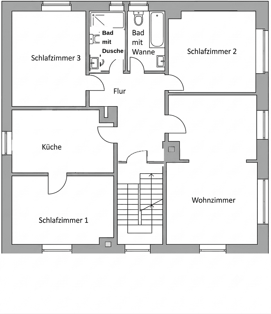 Pronájem bytu 4+1 110 m², Holzstrasse 184, Castrop-Rauxel, Severní Porýní-Vestfálsko Pronájem bytu 4+1 110 m², Holzstrasse 184, Castrop-Rauxel, Severní Porýní-Vestfálsko