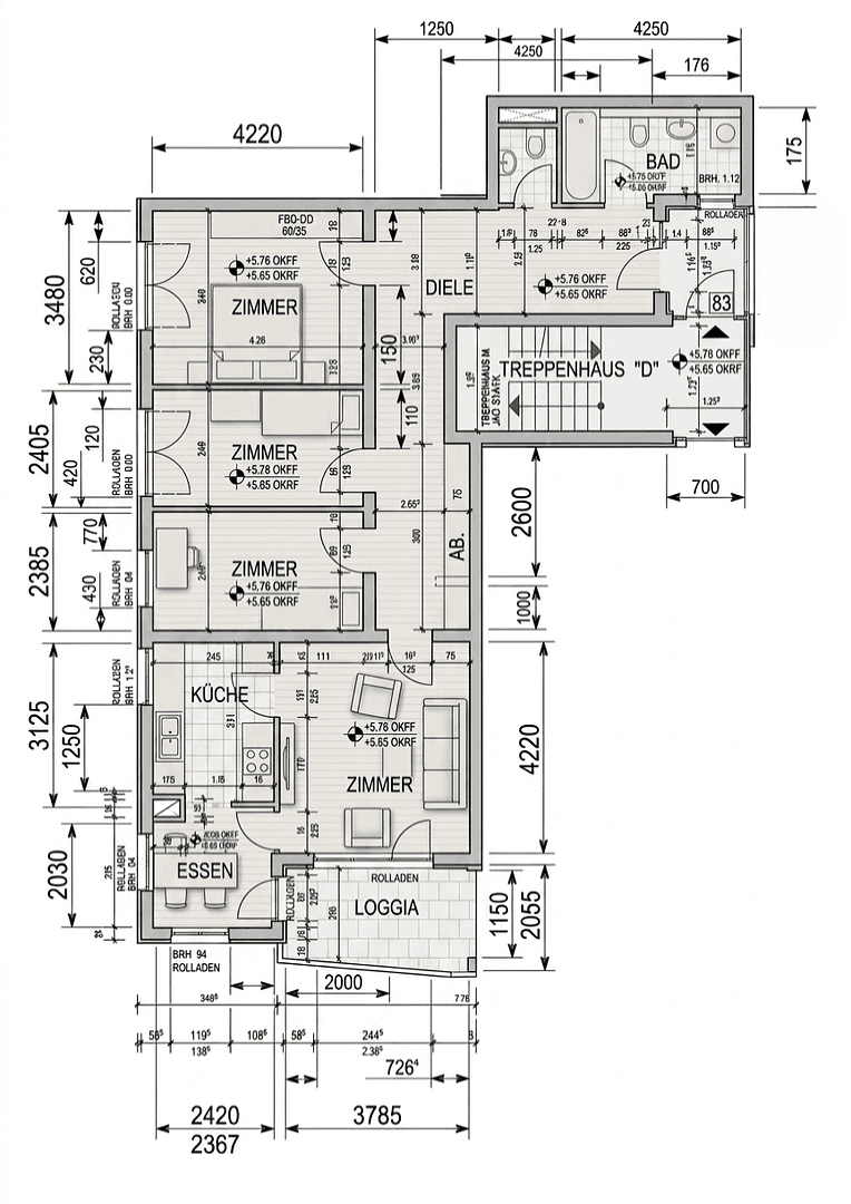 Prodej bytu 4+1 101 m², Charlotte-E.-Pauly-Straße 34, Berlin, Berlín Prodej bytu 4+1 101 m², Charlotte-E.-Pauly-Straße 34, Berlin, Berlín
