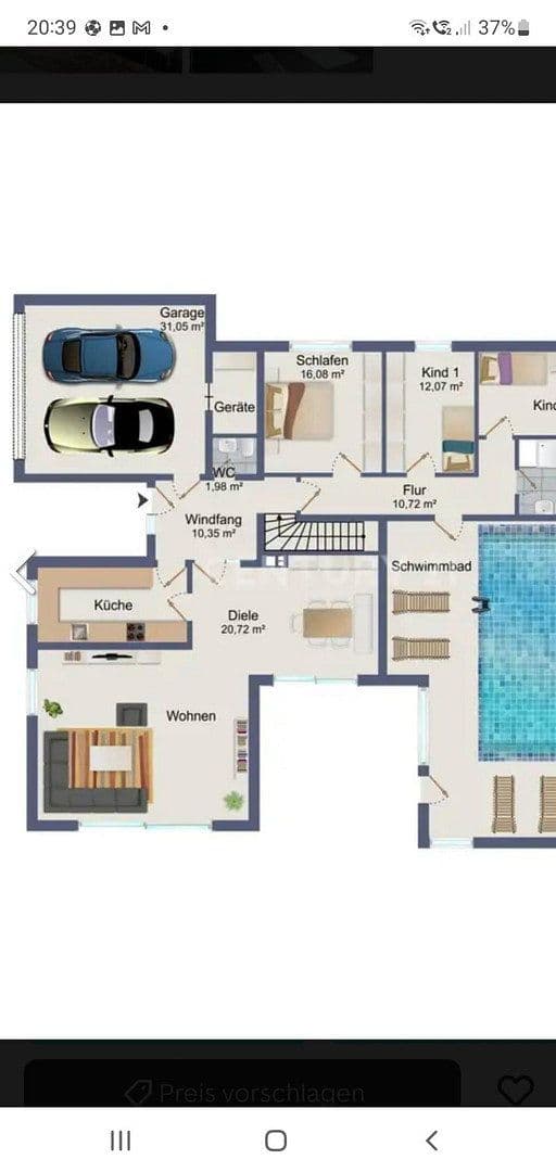 Prodej domu 156 m², pozemek 939 m², Gifhorn, Dolní Sasko Prodej domu 156 m², pozemek 939 m², Gifhorn, Dolní Sasko