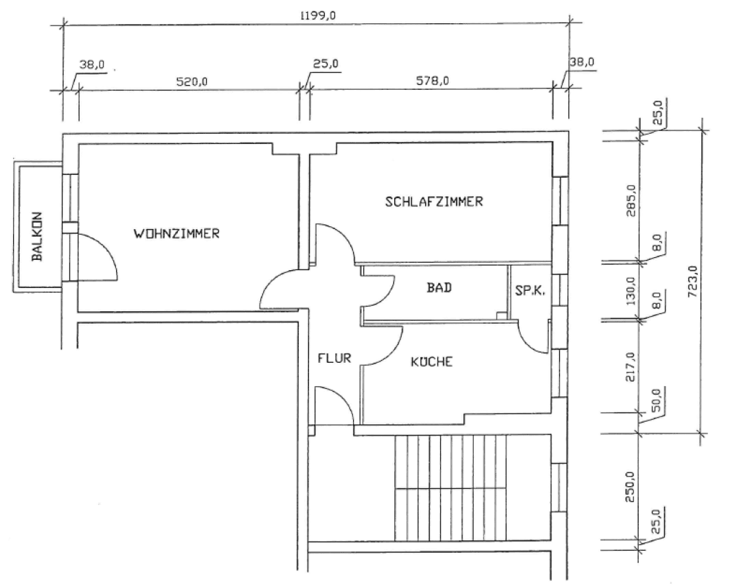Pronájem bytu 2+kk 65 m², Kurstraße 10, Berlin Spandau, Berlín Pronájem bytu 2+kk 65 m², Kurstraße 10, Berlin Spandau, Berlín