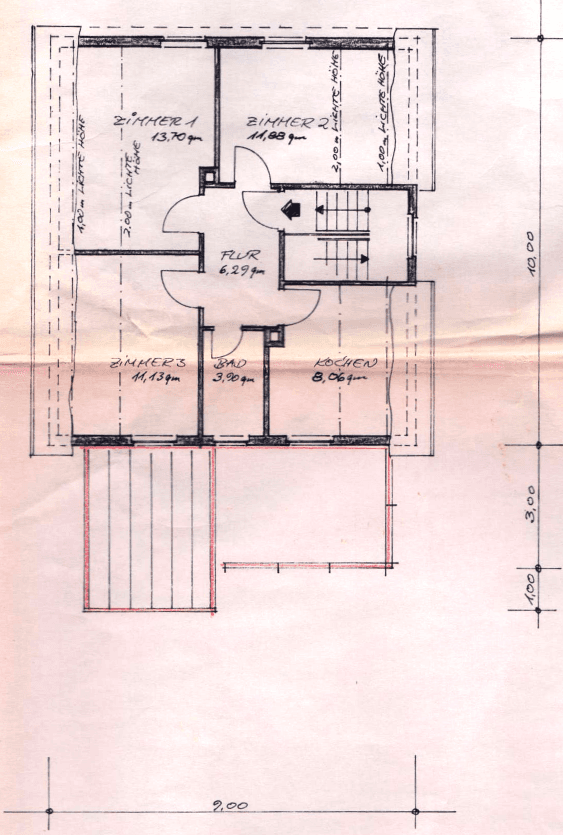 Prodej domu 207 m², pozemek 498 m², Scharfensteiner Straße 19, Offenbach, Hessen Prodej domu 207 m², pozemek 498 m², Scharfensteiner Straße 19, Offenbach, Hessen
