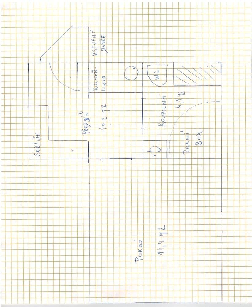 Pronájem bytu 1+kk 27 m², Kubelíkova, Praha, Praha Pronájem bytu 1+kk 27 m², Kubelíkova, Praha, Praha