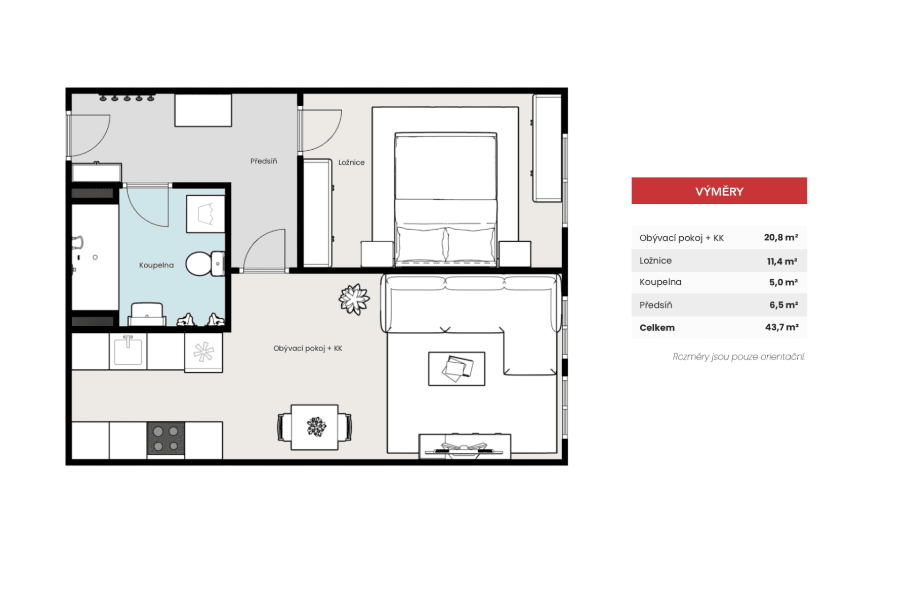 Prodej bytu 2+kk 45 m², Zelenohorská, Praha, Praha Prodej bytu 2+kk 45 m², Zelenohorská, Praha, Praha