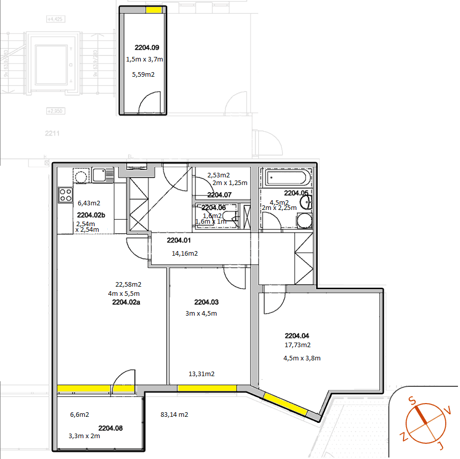 Prodej bytu 3+kk 83 m², Viléma Balarina, Hlučín, Moravskoslezský kraj Prodej bytu 3+kk 83 m², Viléma Balarina, Hlučín, Moravskoslezský kraj