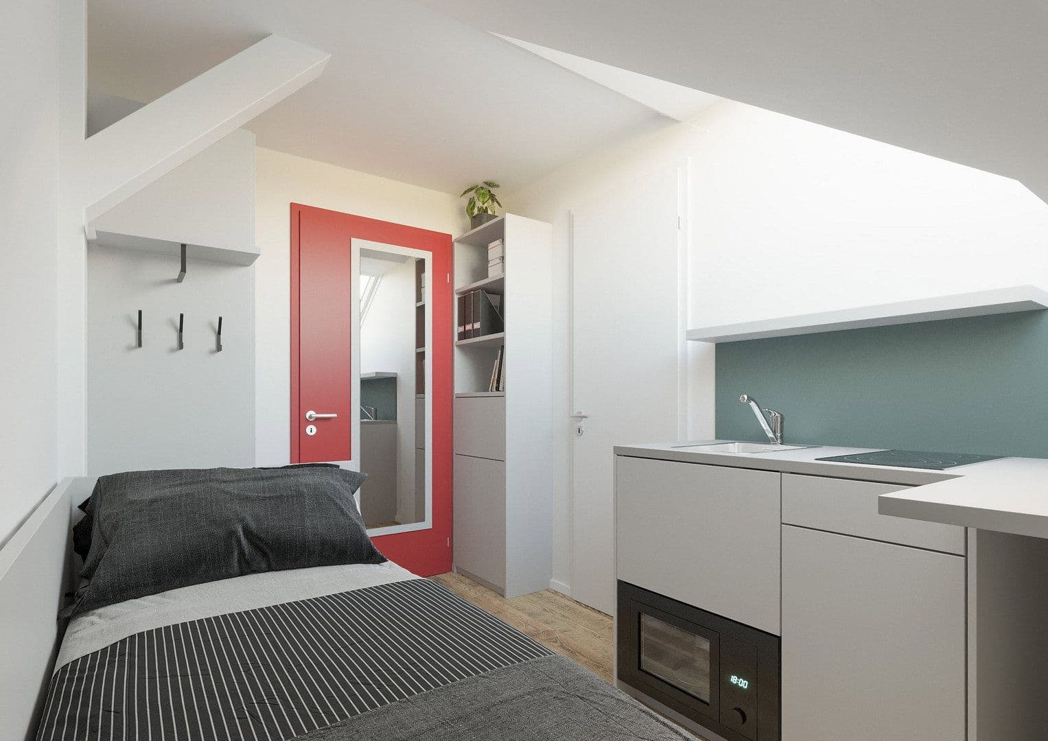 Pronájem bytu 1+1 12 m², Czernyring 42, Heidelberg, Bádensko-Württembersko Pronájem bytu 1+1 12 m², Czernyring 42, Heidelberg, Bádensko-Württembersko