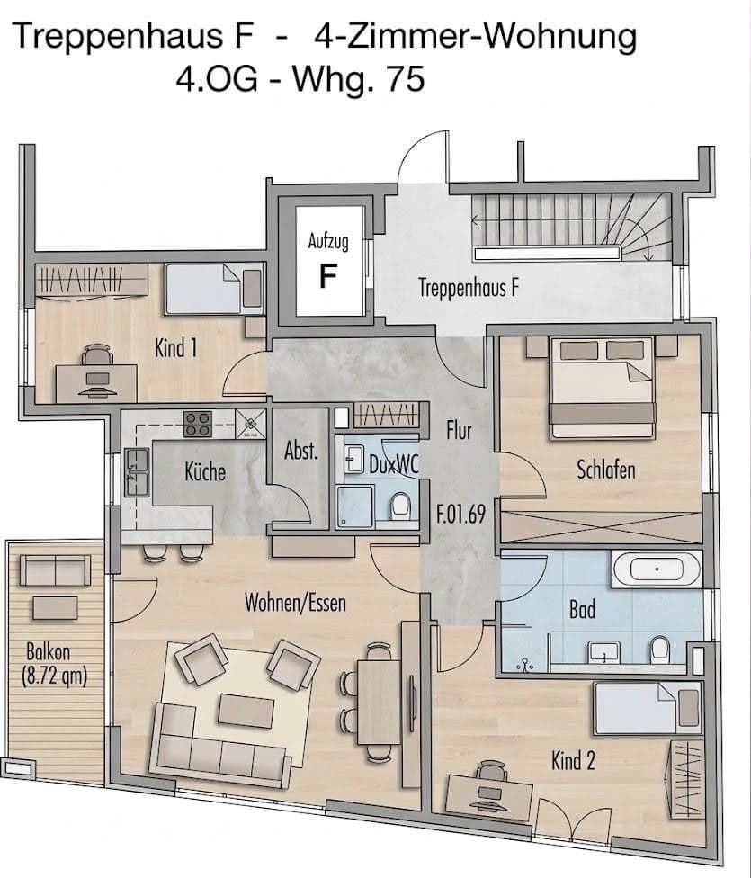 Prodej bytu 4+1 110 m², Frankfurt, Hessen Prodej bytu 4+1 110 m², Frankfurt, Hessen