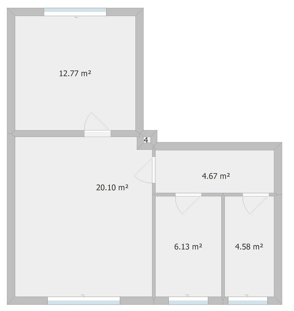 Pronájem bytu 2+1 47 m², Wielandstraße, Wuppertal, Severní Porýní-Vestfálsko Pronájem bytu 2+1 47 m², Wielandstraße, Wuppertal, Severní Porýní-Vestfálsko