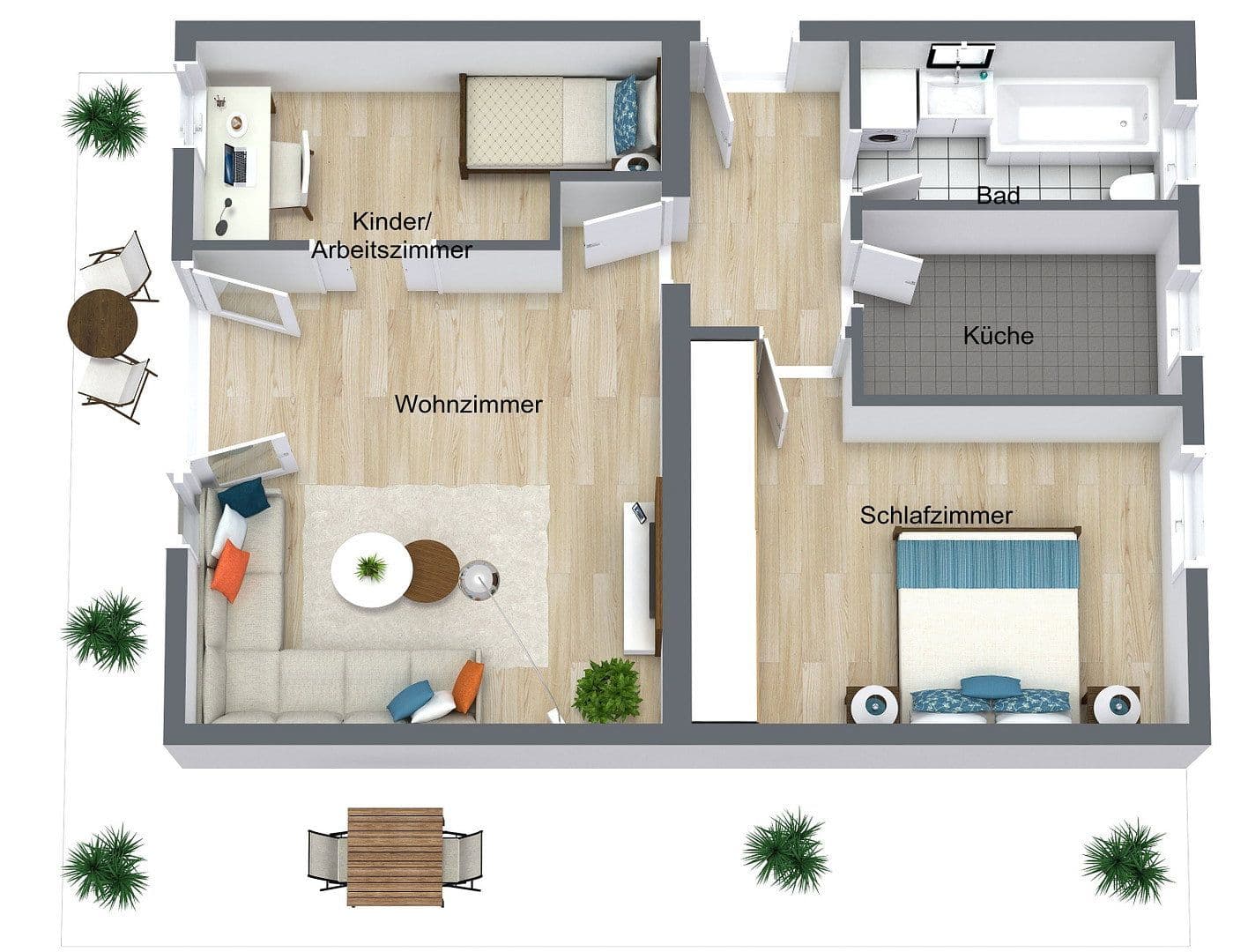 Pronájem bytu 3+1 75 m², München, Bavorsko Pronájem bytu 3+1 75 m², München, Bavorsko