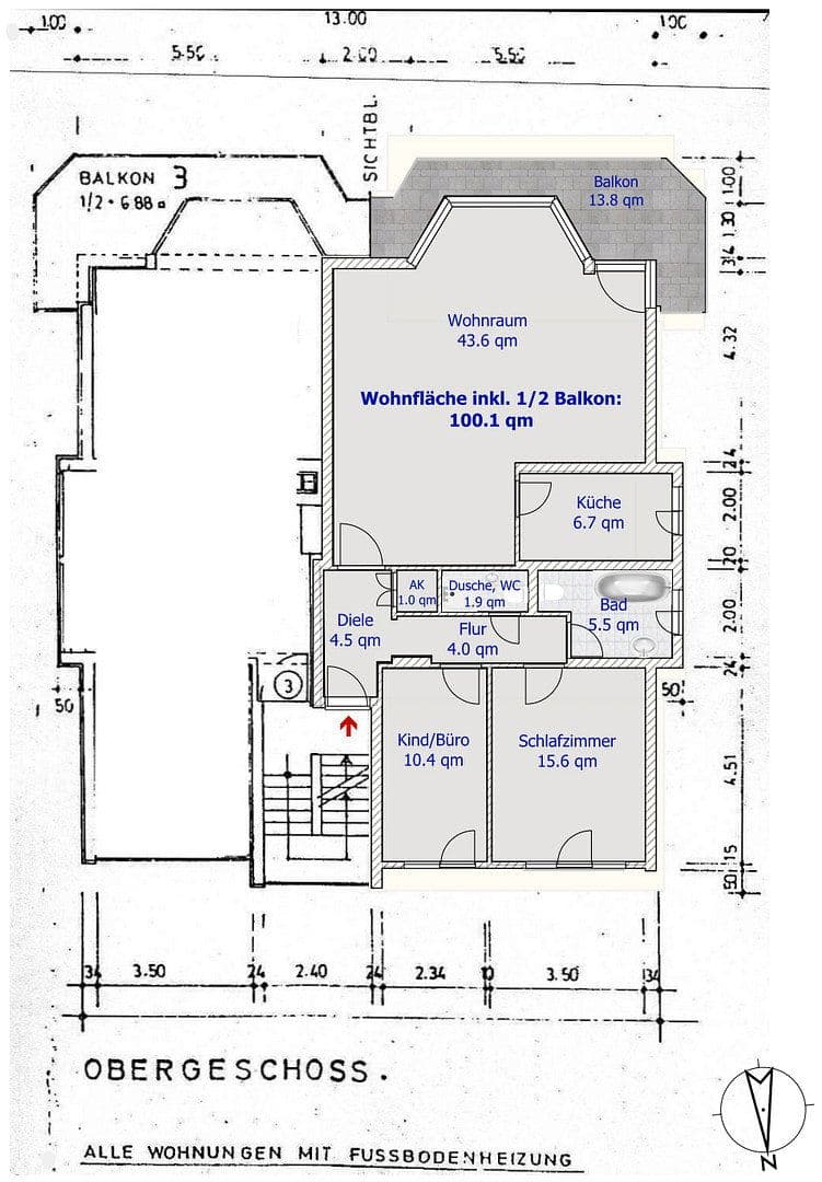 Pronájem bytu 3+1 100 m², Theodor-Heuss-Str. 56, Erkelenz, Severní Porýní-Vestfálsko Pronájem bytu 3+1 100 m², Theodor-Heuss-Str. 56, Erkelenz, Severní Porýní-Vestfálsko
