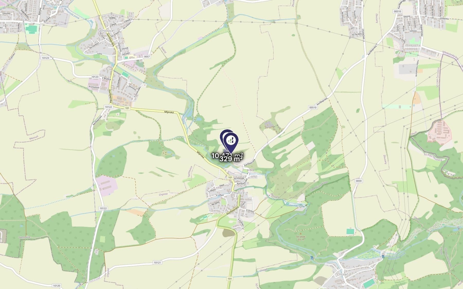 Prodej pozemku 2.430 m², Dobříč, Středočeský kraj Prodej pozemku 2.430 m², Dobříč, Středočeský kraj