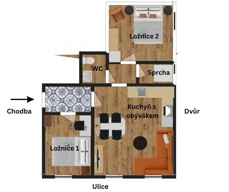Pronájem bytu 3+kk 53 m², Hamerská, Březová, Karlovarský kraj Pronájem bytu 3+kk 53 m², Hamerská, Březová, Karlovarský kraj