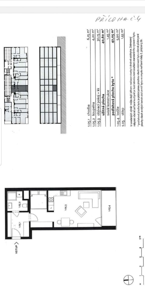 Pronájem bytu 1+kk 41 m², Práčská, Praha, Praha Pronájem bytu 1+kk 41 m², Práčská, Praha, Praha