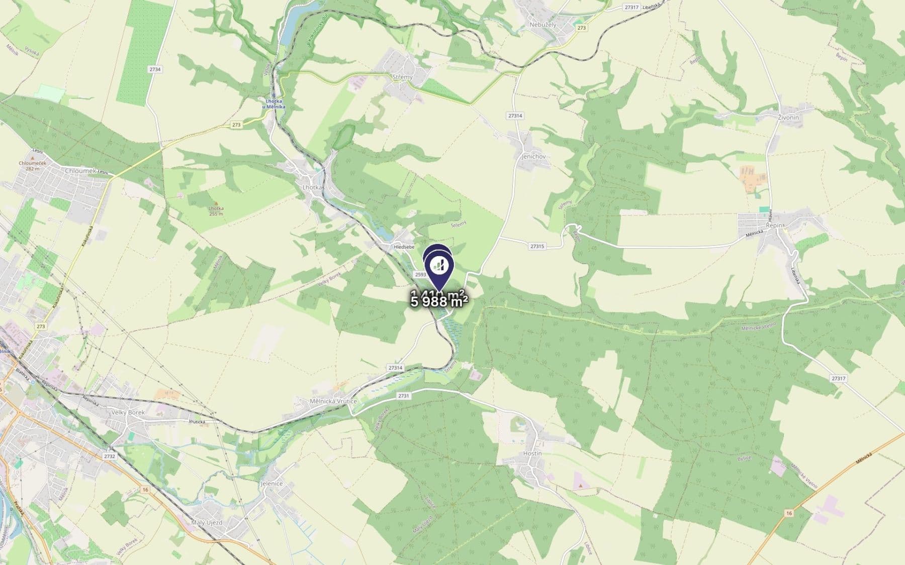 Prodej pozemku 7.398 m², Střemy, Středočeský kraj Prodej pozemku 7.398 m², Střemy, Středočeský kraj