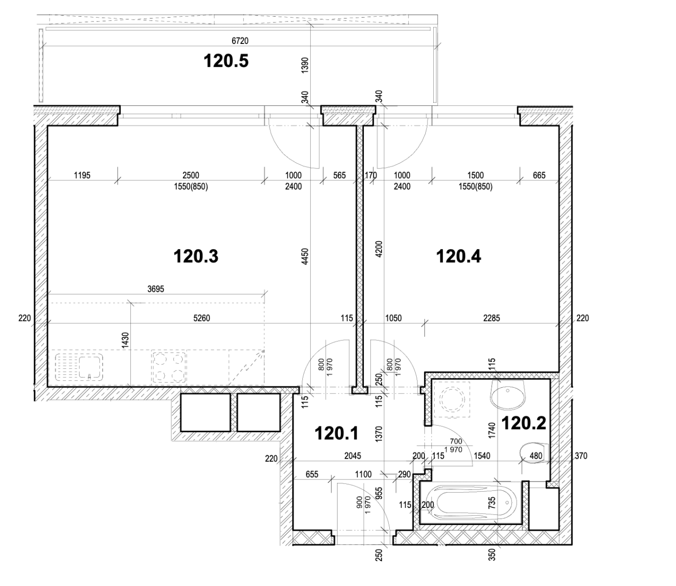 Prodej bytu 2+kk 61 m², Modenská, Praha, Praha Prodej bytu 2+kk 61 m², Modenská, Praha, Praha