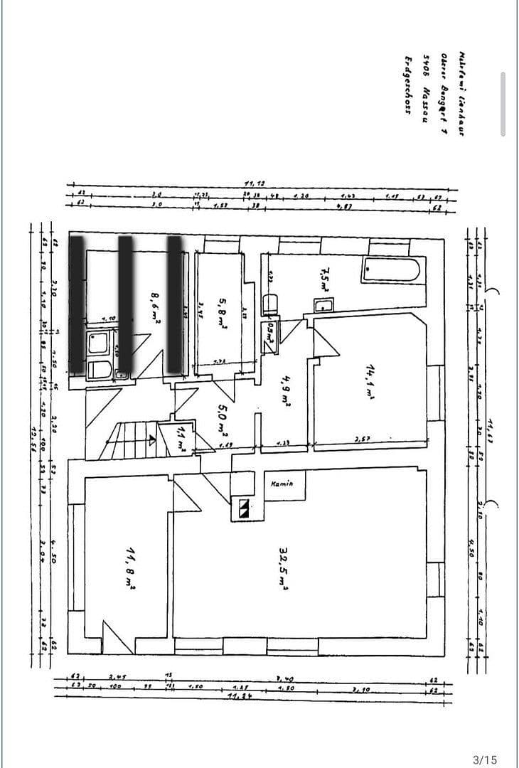 Pronájem bytu 3+1 85 m², Nassau, Porýní-Falc Pronájem bytu 3+1 85 m², Nassau, Porýní-Falc