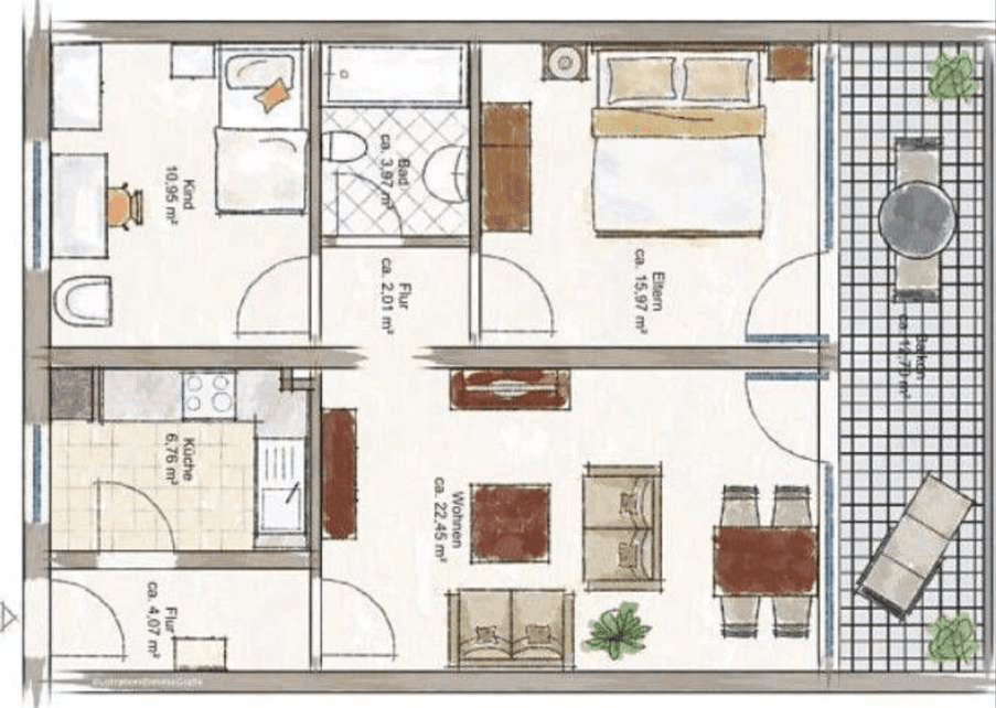 Pronájem bytu 3+1 75 m², Zeppelinstraße 58, Viersen, Severní Porýní-Vestfálsko Pronájem bytu 3+1 75 m², Zeppelinstraße 58, Viersen, Severní Porýní-Vestfálsko