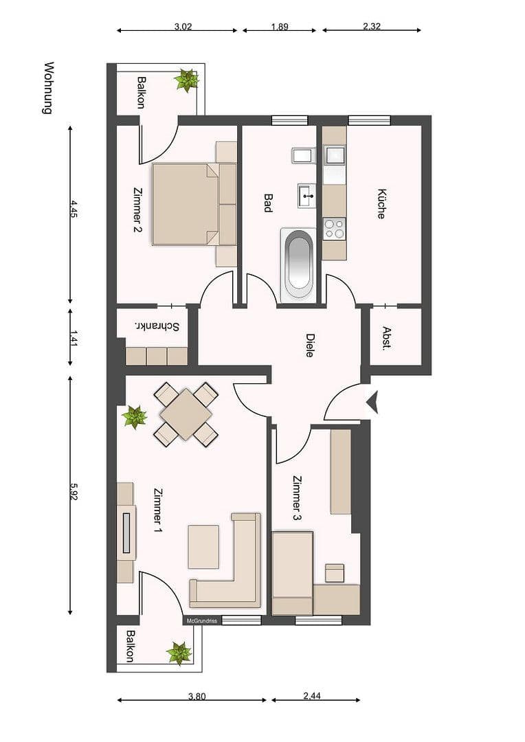 Prodej bytu 3+1 85 m², Schönhauser Allee 74, Berlin, Berlín Prodej bytu 3+1 85 m², Schönhauser Allee 74, Berlin, Berlín