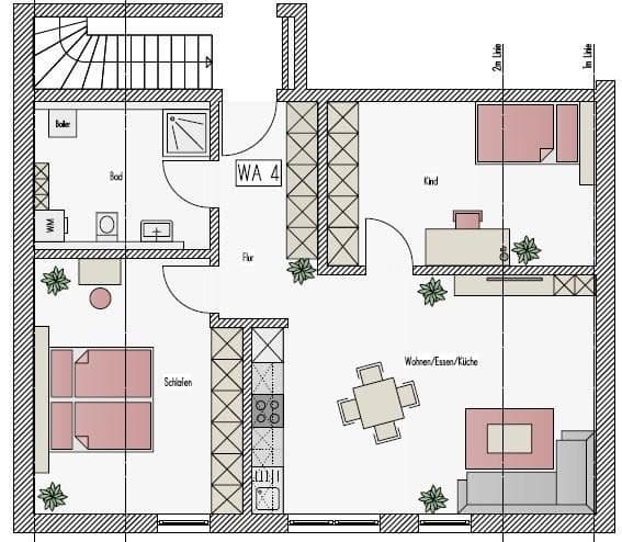 Pronájem bytu 3+1 72 m², An der Schwefelquelle 2, Schwandorf, Bavorsko Pronájem bytu 3+1 72 m², An der Schwefelquelle 2, Schwandorf, Bavorsko