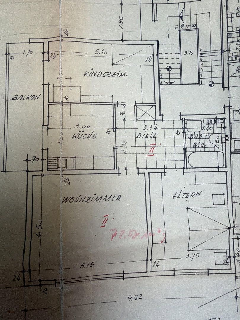 Pronájem bytu 3+kk 79 m², Handwerksweg 14, Bochum, Severní Porýní-Vestfálsko Pronájem bytu 3+kk 79 m², Handwerksweg 14, Bochum, Severní Porýní-Vestfálsko