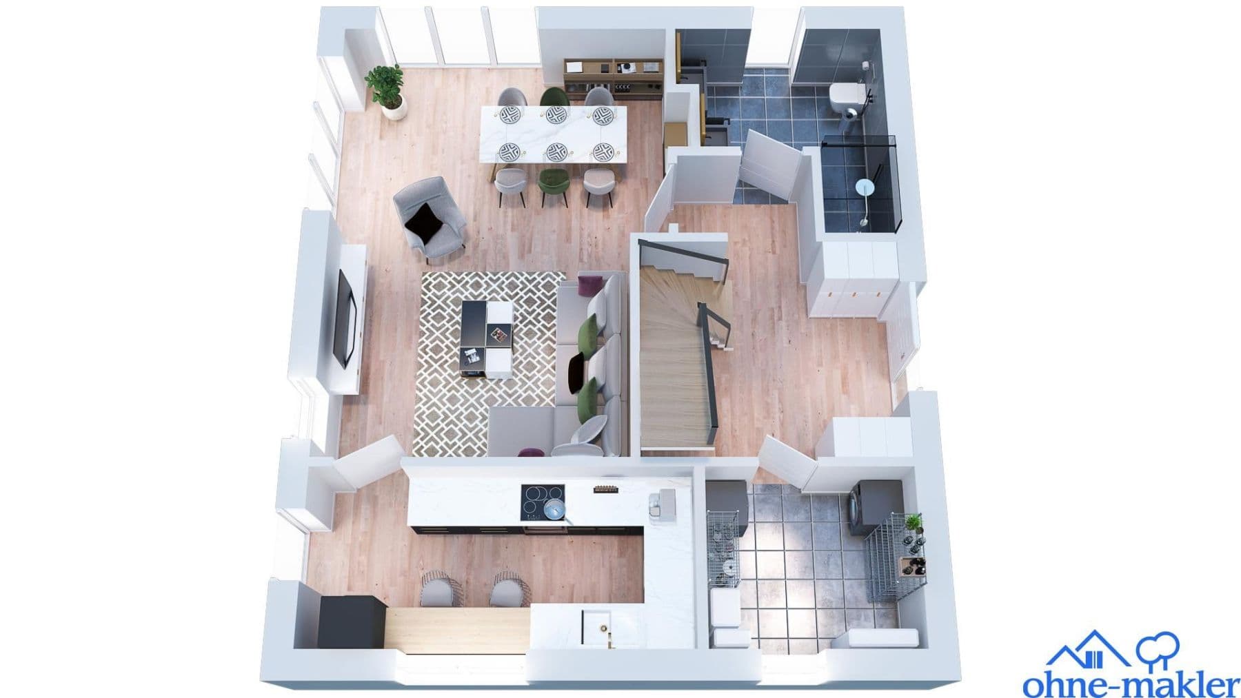 Prodej domu 140 m², pozemek 618 m², Lemwerder, Dolní Sasko Prodej domu 140 m², pozemek 618 m², Lemwerder, Dolní Sasko