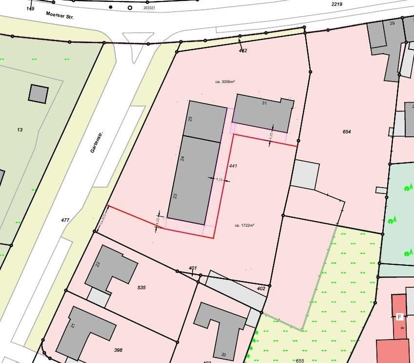 Prodej pozemku 1.800 m², Duisburg, Severní Porýní-Vestfálsko Prodej pozemku 1.800 m², Duisburg, Severní Porýní-Vestfálsko