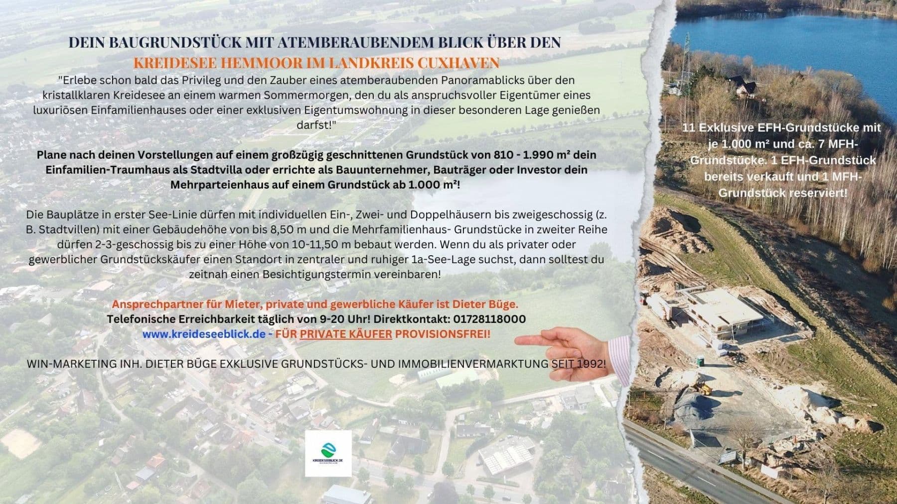 Prodej pozemku 970 m², Hemmoor, Dolní Sasko Prodej pozemku 970 m², Hemmoor, Dolní Sasko
